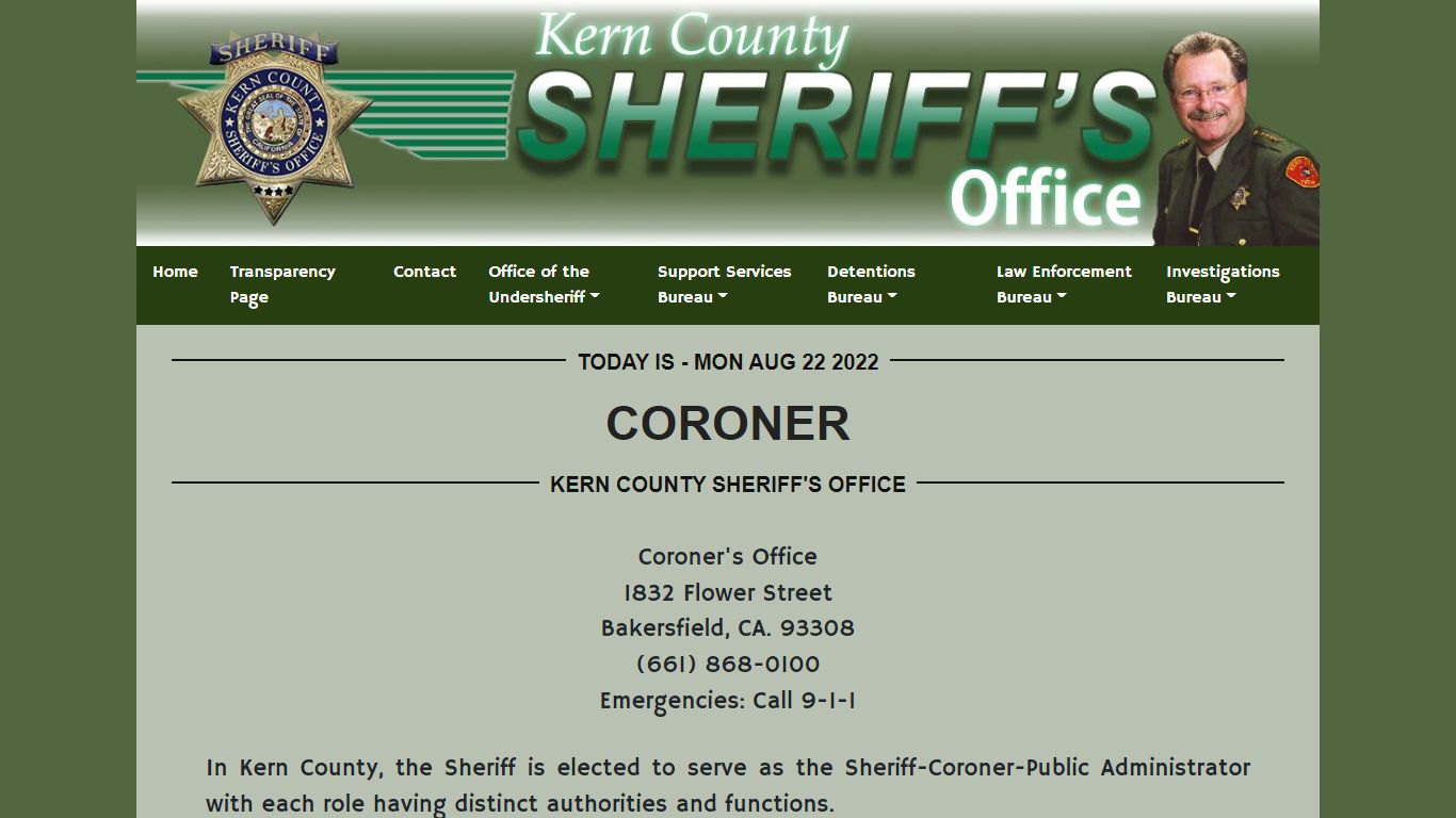 Coroner | KCSO